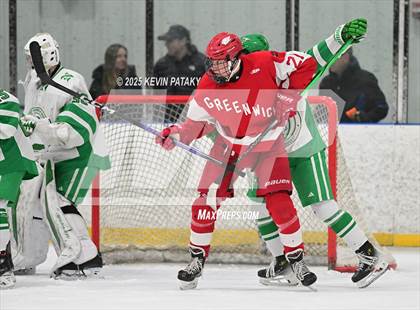 Thumbnail 3 in Greenwich @ Northwest Catholic (CIAC D1 First Round) photogallery.
