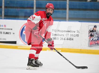 Thumbnail 1 in Greenwich @ Northwest Catholic (CIAC D1 First Round) photogallery.
