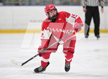 Thumbnail 2 in Greenwich @ Northwest Catholic (CIAC D1 First Round) photogallery.