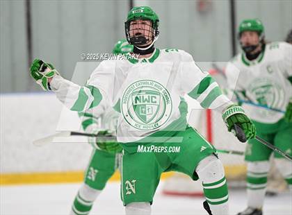 Thumbnail 1 in Greenwich @ Northwest Catholic (CIAC D1 First Round) photogallery.