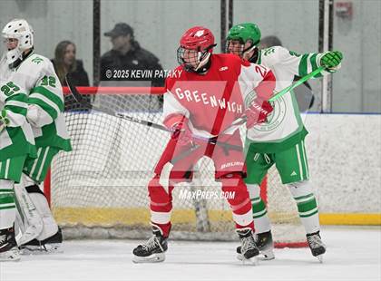 Thumbnail 1 in Greenwich @ Northwest Catholic (CIAC D1 First Round) photogallery.
