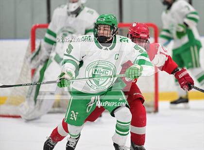 Thumbnail 3 in Greenwich @ Northwest Catholic (CIAC D1 First Round) photogallery.