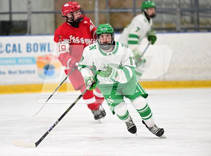 Thumbnail 1 in Greenwich @ Northwest Catholic (CIAC D1 First Round) photogallery.