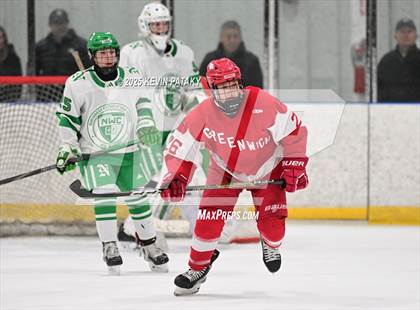 Thumbnail 3 in Greenwich @ Northwest Catholic (CIAC D1 First Round) photogallery.