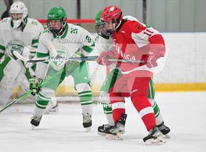 Thumbnail 2 in Greenwich @ Northwest Catholic (CIAC D1 First Round) photogallery.