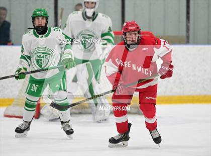 Thumbnail 2 in Greenwich @ Northwest Catholic (CIAC D1 First Round) photogallery.