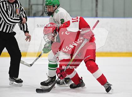 Thumbnail 3 in Greenwich @ Northwest Catholic (CIAC D1 First Round) photogallery.