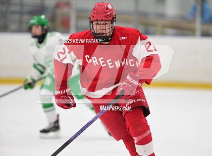 Thumbnail 1 in Greenwich @ Northwest Catholic (CIAC D1 First Round) photogallery.