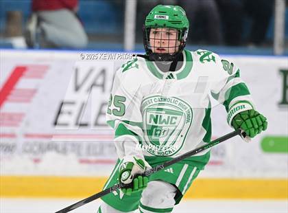 Thumbnail 3 in Greenwich @ Northwest Catholic (CIAC D1 First Round) photogallery.
