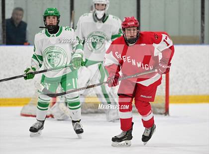 Thumbnail 3 in Greenwich @ Northwest Catholic (CIAC D1 First Round) photogallery.