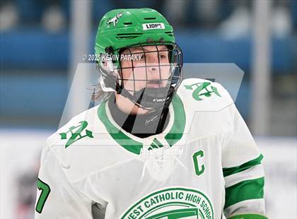 Thumbnail 1 in Greenwich @ Northwest Catholic (CIAC D1 First Round) photogallery.