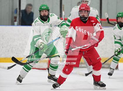 Thumbnail 3 in Greenwich @ Northwest Catholic (CIAC D1 First Round) photogallery.