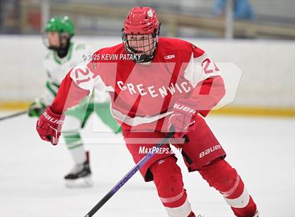 Thumbnail 1 in Greenwich @ Northwest Catholic (CIAC D1 First Round) photogallery.