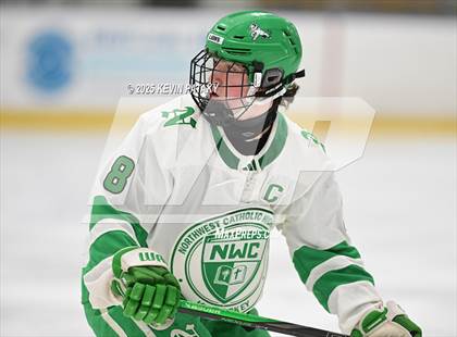 Thumbnail 2 in Greenwich @ Northwest Catholic (CIAC D1 First Round) photogallery.