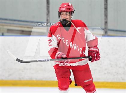 Thumbnail 3 in Greenwich @ Northwest Catholic (CIAC D1 First Round) photogallery.