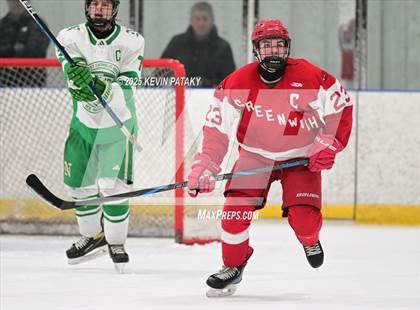 Thumbnail 1 in Greenwich @ Northwest Catholic (CIAC D1 First Round) photogallery.