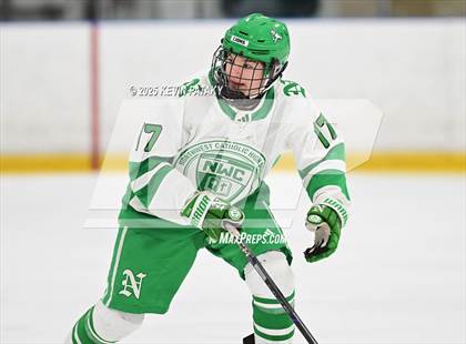 Thumbnail 1 in Greenwich @ Northwest Catholic (CIAC D1 First Round) photogallery.