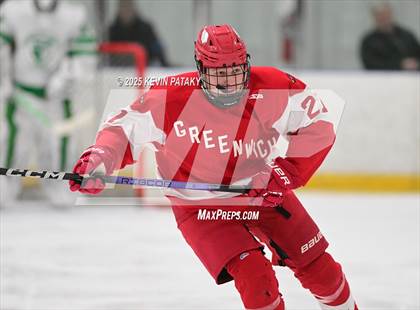 Thumbnail 3 in Greenwich @ Northwest Catholic (CIAC D1 First Round) photogallery.