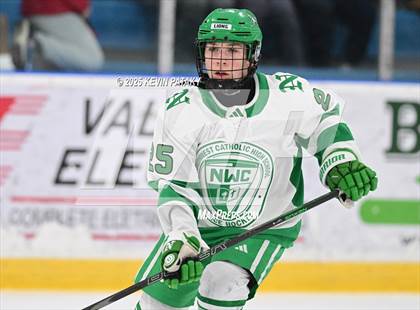 Thumbnail 2 in Greenwich @ Northwest Catholic (CIAC D1 First Round) photogallery.