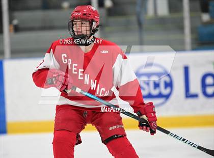 Thumbnail 2 in Greenwich @ Northwest Catholic (CIAC D1 First Round) photogallery.