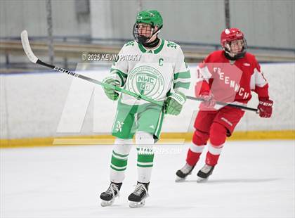 Thumbnail 2 in Greenwich @ Northwest Catholic (CIAC D1 First Round) photogallery.