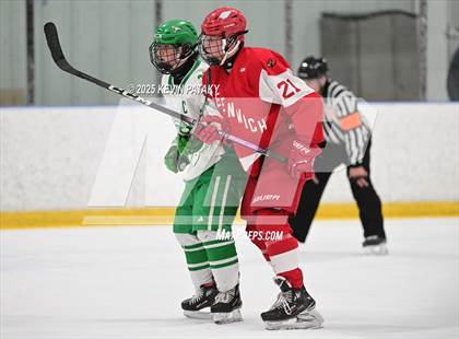 Thumbnail 3 in Greenwich @ Northwest Catholic (CIAC D1 First Round) photogallery.