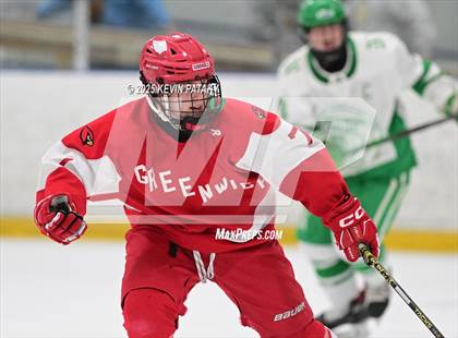 Thumbnail 2 in Greenwich @ Northwest Catholic (CIAC D1 First Round) photogallery.