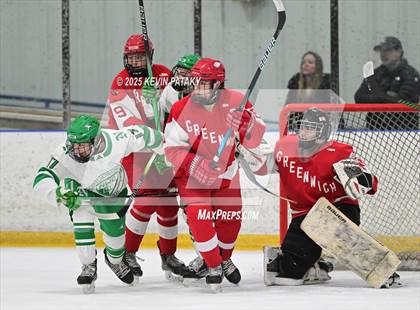 Thumbnail 2 in Greenwich @ Northwest Catholic (CIAC D1 First Round) photogallery.