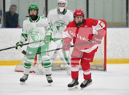 Thumbnail 2 in Greenwich @ Northwest Catholic (CIAC D1 First Round) photogallery.