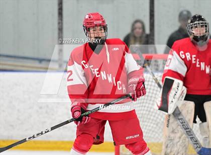 Thumbnail 2 in Greenwich @ Northwest Catholic (CIAC D1 First Round) photogallery.