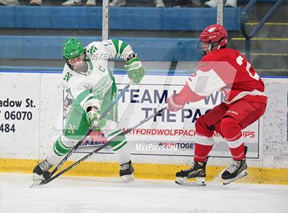 Thumbnail 3 in Greenwich @ Northwest Catholic (CIAC D1 First Round) photogallery.
