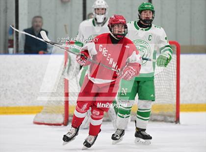 Thumbnail 2 in Greenwich @ Northwest Catholic (CIAC D1 First Round) photogallery.
