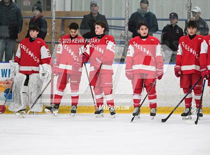 Thumbnail 2 in Greenwich @ Northwest Catholic (CIAC D1 First Round) photogallery.