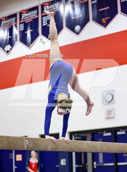 Thumbnail 2 in Patriot Gymnastics Meet photogallery.