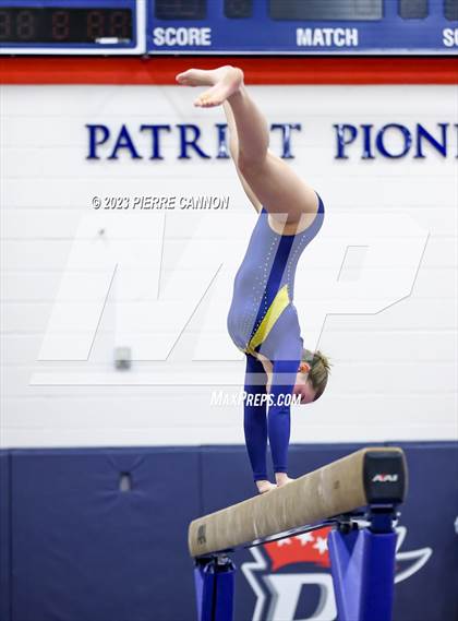 Thumbnail 2 in Patriot Gymnastics Meet photogallery.