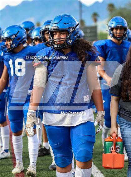 Thumbnail 2 in Sunnyside @ Salpointe Catholic (Scrimmage) photogallery.