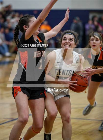 Thumbnail 3 in Jersey Shore vs Central Columbia (PIAA District IV Class AAAA Championship) photogallery.