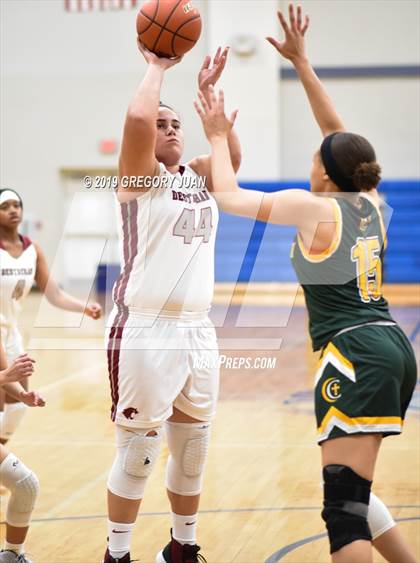 Thumbnail 1 in Destrehan vs Cabrini (Ursuline Tournament) photogallery.