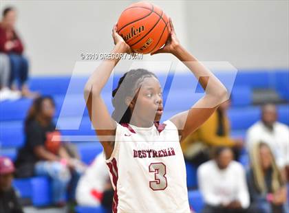 Thumbnail 2 in Destrehan vs Cabrini (Ursuline Tournament) photogallery.