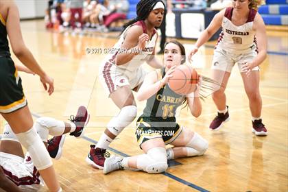 Thumbnail 1 in Destrehan vs Cabrini (Ursuline Tournament) photogallery.