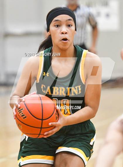 Thumbnail 2 in Destrehan vs Cabrini (Ursuline Tournament) photogallery.