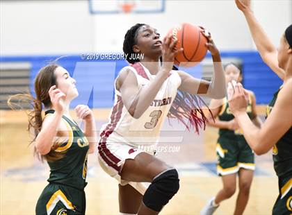 Thumbnail 2 in Destrehan vs Cabrini (Ursuline Tournament) photogallery.