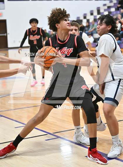 Thumbnail 3 in Benson vs. Valley Lutheran (ALA Coyotes Basketball Invitational) photogallery.