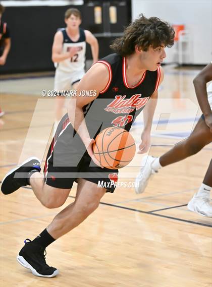 Thumbnail 3 in Benson vs. Valley Lutheran (ALA Coyotes Basketball Invitational) photogallery.