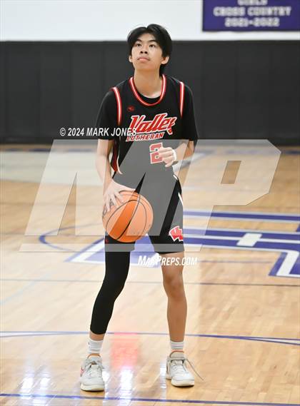 Thumbnail 3 in Benson vs. Valley Lutheran (ALA Coyotes Basketball Invitational) photogallery.