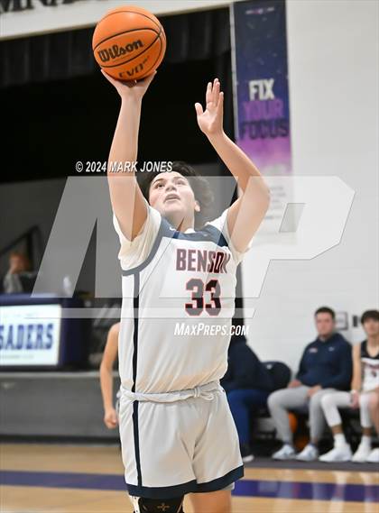 Thumbnail 2 in Benson vs. Valley Lutheran (ALA Coyotes Basketball Invitational) photogallery.