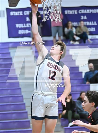 Thumbnail 3 in Benson vs. Valley Lutheran (ALA Coyotes Basketball Invitational) photogallery.