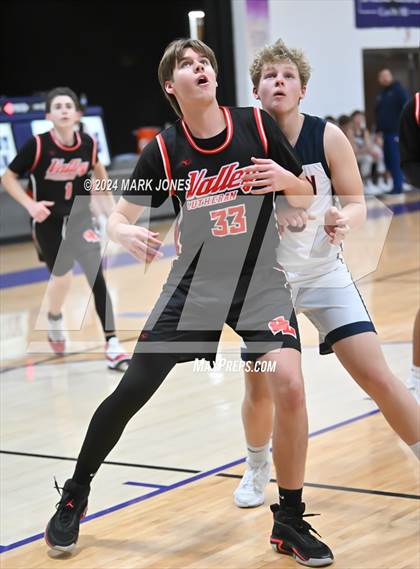 Thumbnail 2 in Benson vs. Valley Lutheran (ALA Coyotes Basketball Invitational) photogallery.