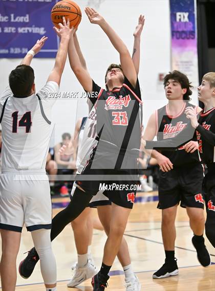 Thumbnail 3 in Benson vs. Valley Lutheran (ALA Coyotes Basketball Invitational) photogallery.
