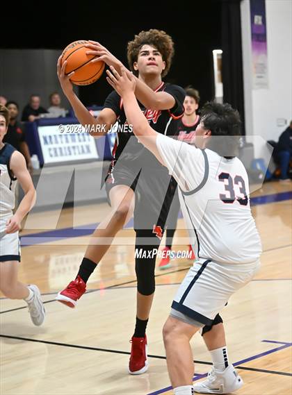 Thumbnail 1 in Benson vs. Valley Lutheran (ALA Coyotes Basketball Invitational) photogallery.